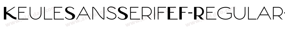 KeuleSansSerifEF-Regular字体转换