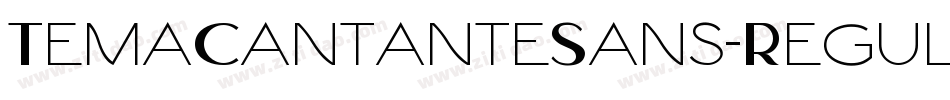 TemaCantanteSans-Regular字体转换