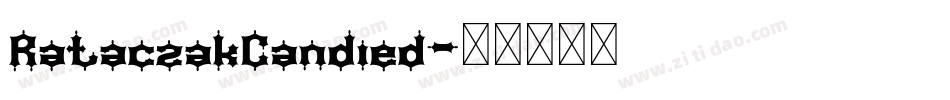 RataczakCandied字体转换