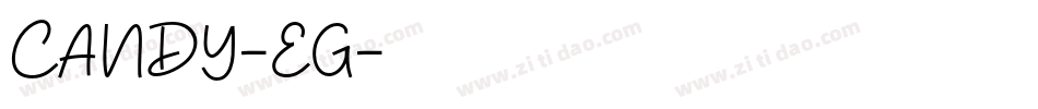 CANDY-EG字体转换