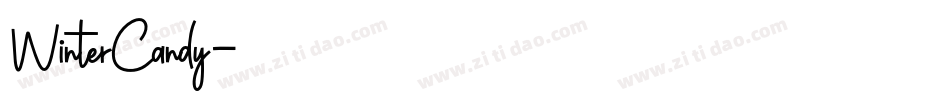 WinterCandy字体转换