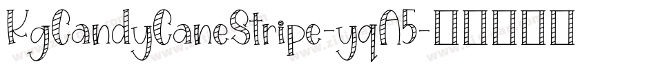 KgCandyCaneStripe-yqA5字体转换