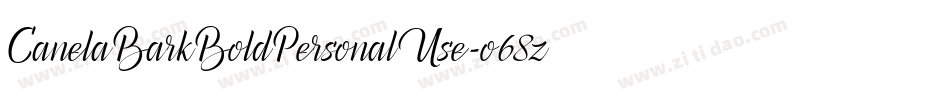 CanelaBarkBoldPersonalUse-o68z字体转换