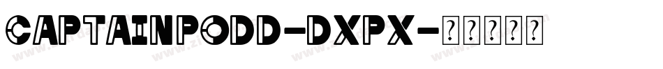 CaptainPodd-dxpx字体转换