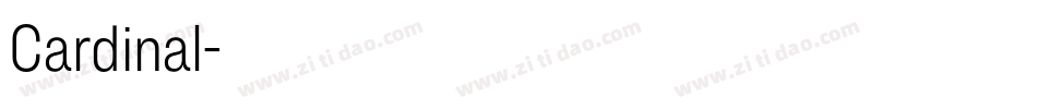 Cardinal字体转换