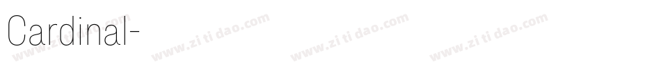 Cardinal字体转换