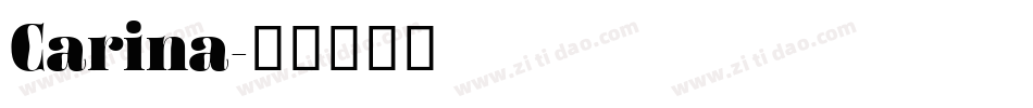Carina字体转换