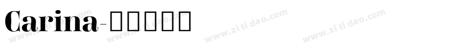 Carina字体转换