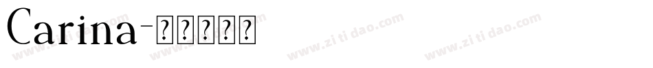 Carina字体转换