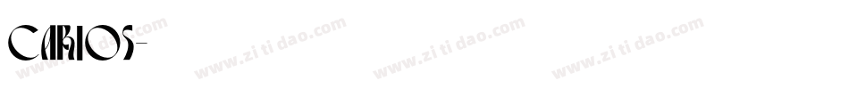 Carios字体转换