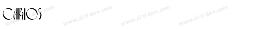 Carios字体转换