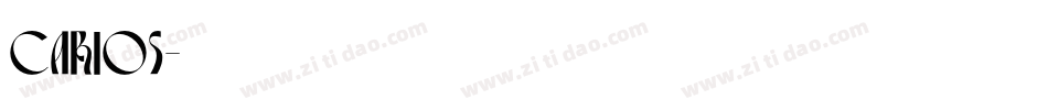 Carios字体转换