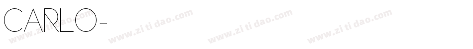 carlo字体转换