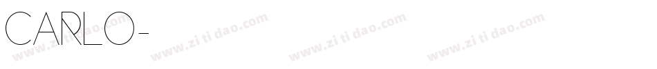 carlo字体转换