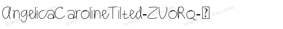AngelicaCarolineTilted-ZVoRq字体转换