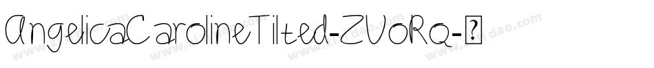 AngelicaCarolineTilted-ZVoRq字体转换