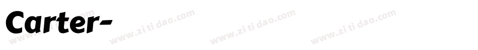 Carter字体转换