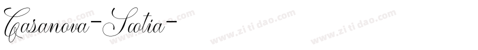 Casanova-Scotia字体转换