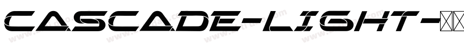 Cascade-Light字体转换