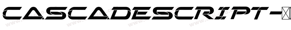 CascadeScript字体转换