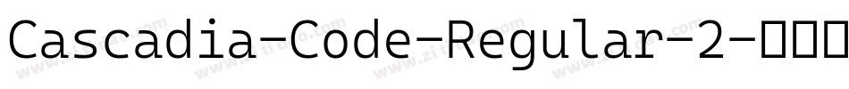 Cascadia-Code-Regular-2字体转换