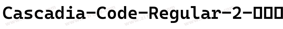 Cascadia-Code-Regular-2字体转换
