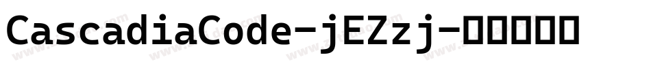 CascadiaCode-jEZzj字体转换