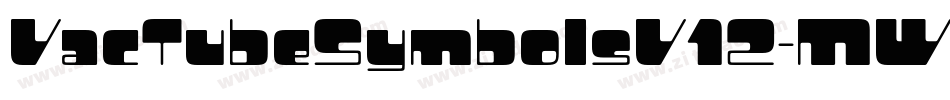 VacTubeSymbolsV12-MWAn字体转换