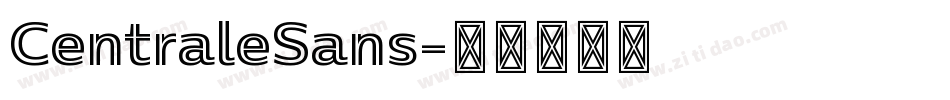 CentraleSans字体转换