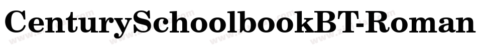 CenturySchoolbookBT-Roman字体转换