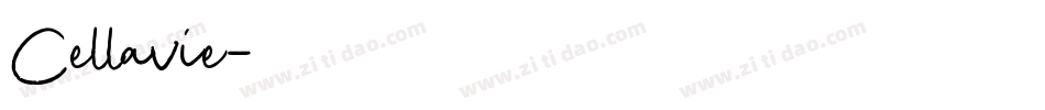 Cellavie字体转换