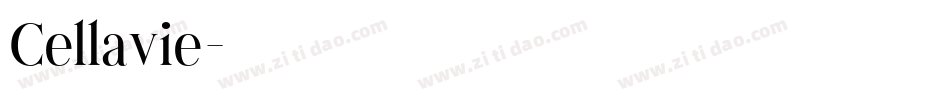 Cellavie字体转换