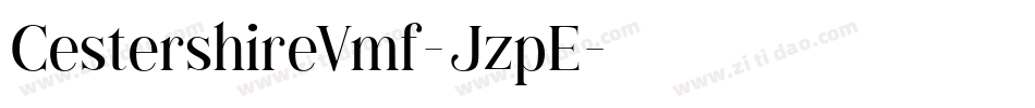CestershireVmf-JzpE字体转换