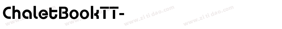 ChaletBookTT字体转换