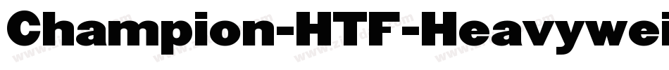 Champion-HTF-Heavyweight字体转换