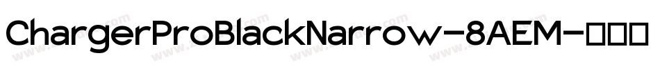 ChargerProBlackNarrow-8AEM字体转换