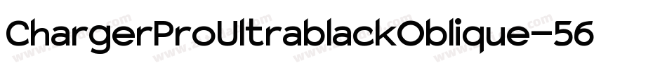 ChargerProUltrablackOblique-56oZ字体转换