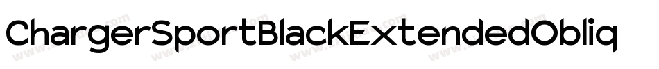 ChargerSportBlackExtendedOblique-dGyE字体转换
