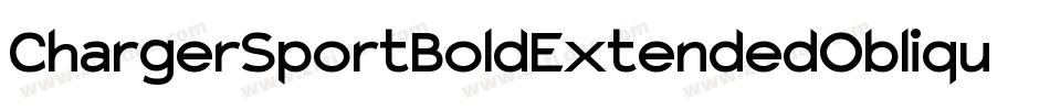 ChargerSportBoldExtendedOblique-41Wx字体转换
