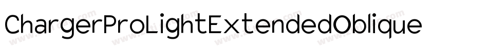 ChargerProLightExtendedOblique-E5Kg字体转换