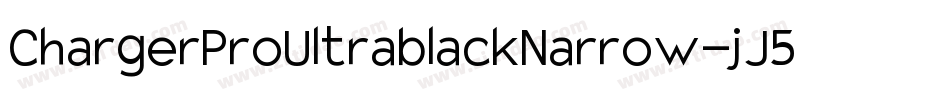 ChargerProUltrablackNarrow-jJ5O字体转换