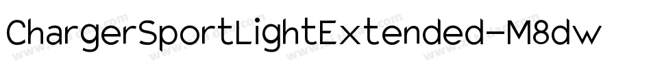 ChargerSportLightExtended-M8dw字体转换