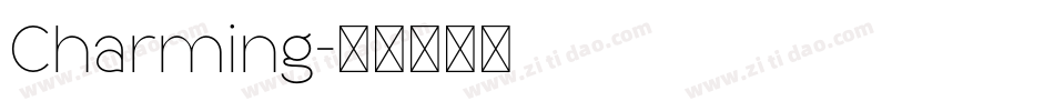Charming字体转换