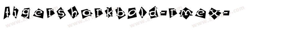 TigersharkBold-rMex字体转换