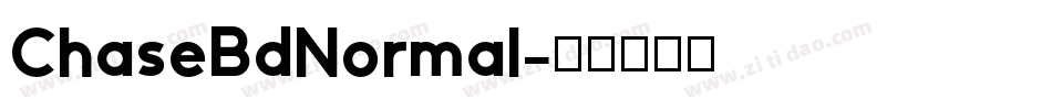 ChaseBdNormal字体转换