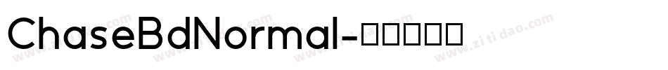 ChaseBdNormal字体转换