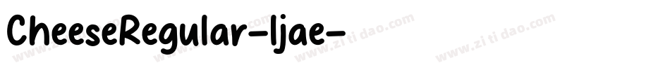 CheeseRegular-ljae字体转换