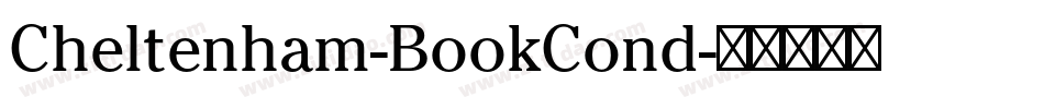 Cheltenham-BookCond字体转换