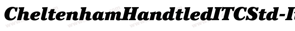 CheltenhamHandtledITCStd-Italic字体转换