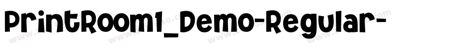 PrintRoom1_Demo-Regular字体转换